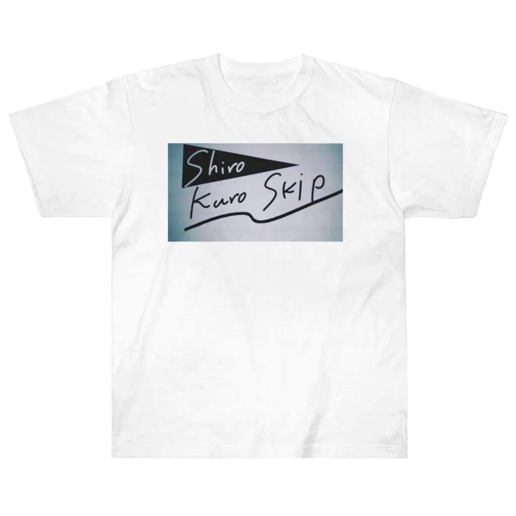 Lakikai_laki602のshiro kuro skio Heavyweight T-Shirt