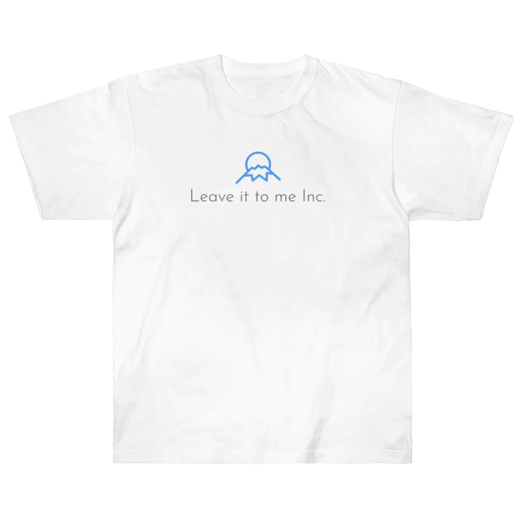 Leave it to me Inc.のLeave it to me Inc.オリジナルロゴグッズ ヘビーウェイトTシャツ