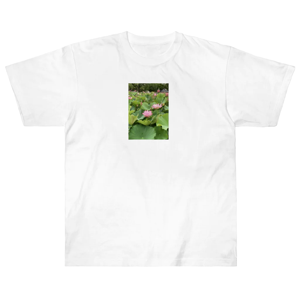 ぴー様と髭男の蓮の花です ヘビーウェイトTシャツ