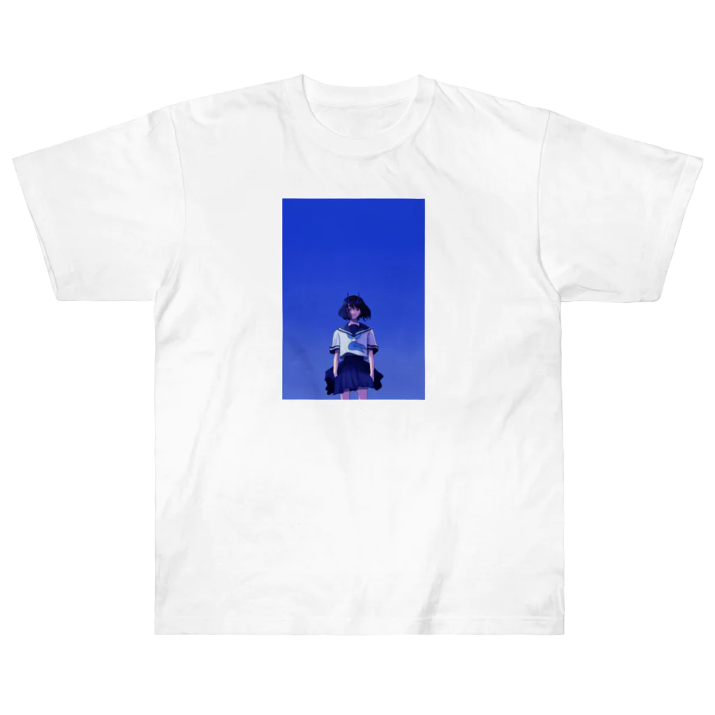 青江鍛錬道場のBlue Blue 01 ヘビーウェイトTシャツ