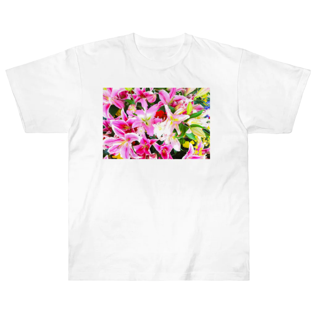 えびたろの咲き乱れる ヘビーウェイトTシャツ