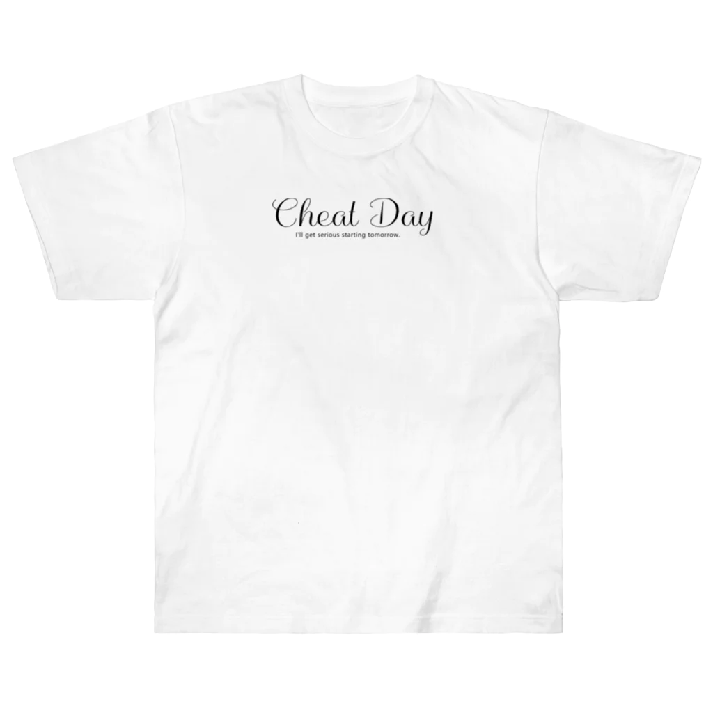 the number of caloriesのCheat Day 楽しむためのＴシャツ Heavyweight T-Shirt