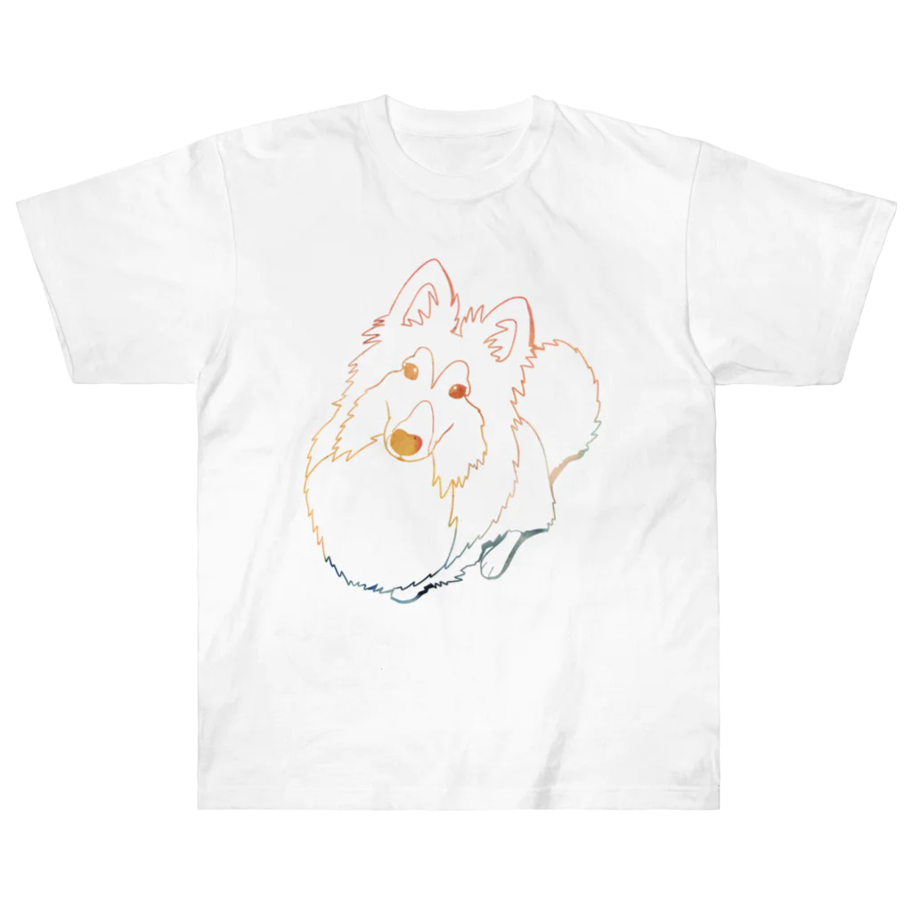 こてつ日誌の【サンプル】オーダーうちの子グッズ Heavyweight T-Shirt