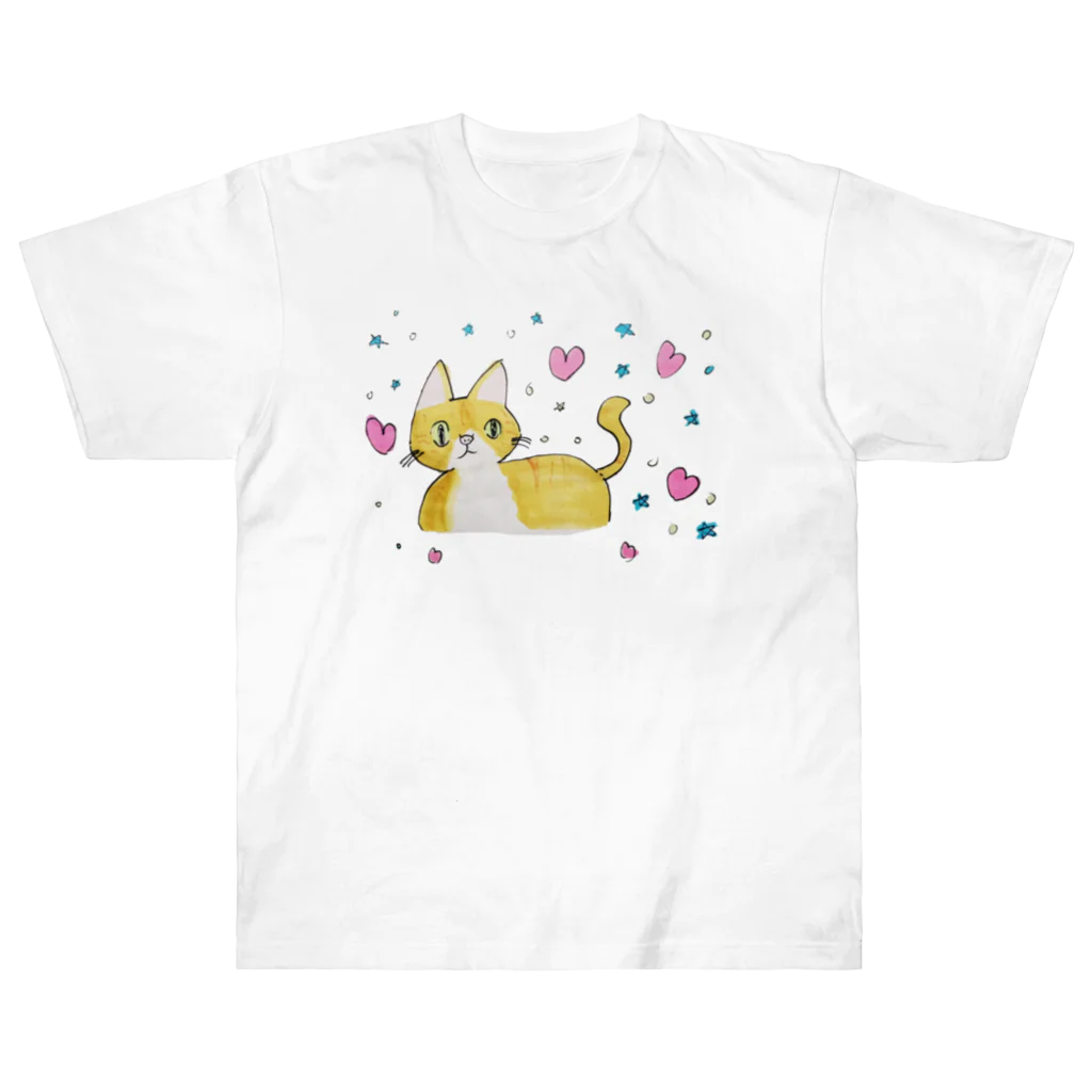 Japanese Catsの#06 Lovely Cats Heavyweight T-Shirt