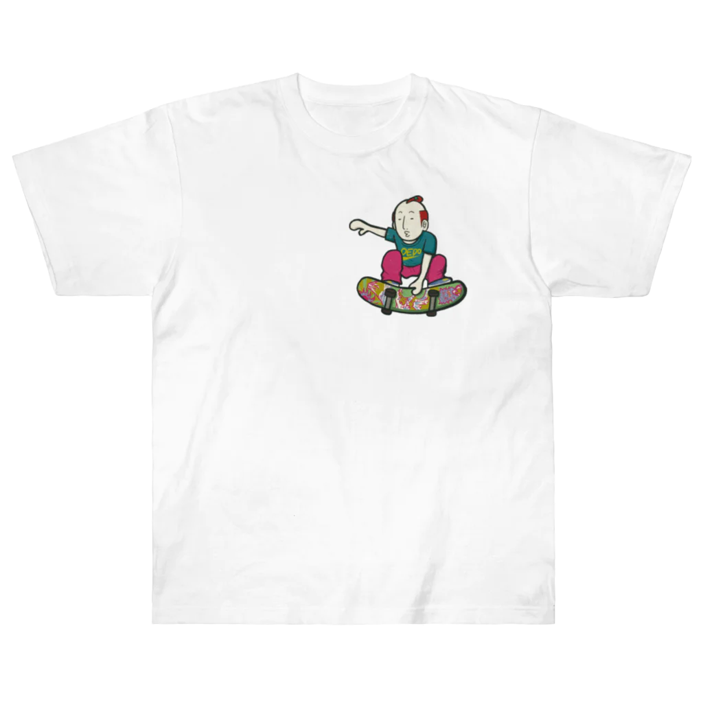 Oedo CollectionのSkateboard Boy ヘビーウェイトTシャツ