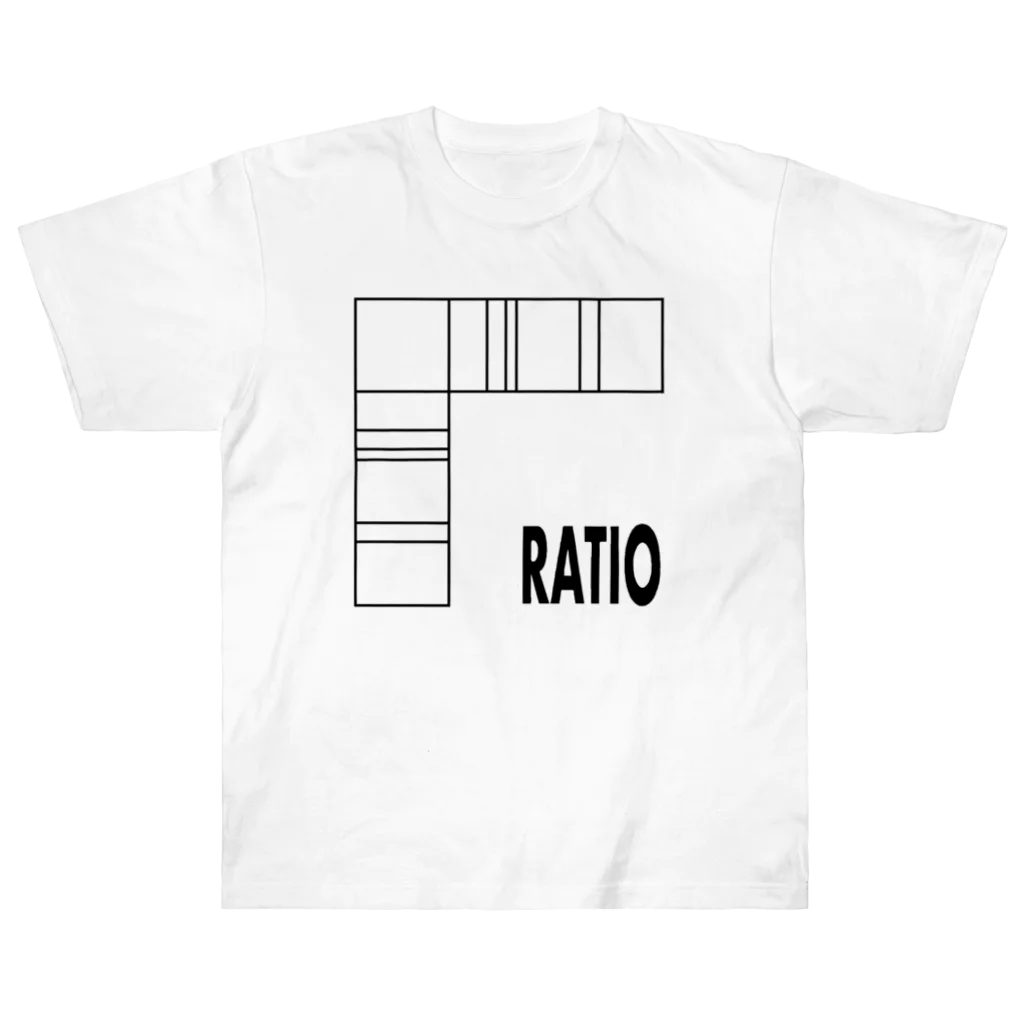 tenTenのRatio 比率模様 ヘビーウェイトTシャツ