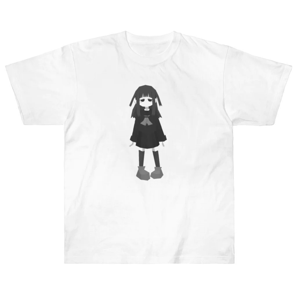 いゝんてふのローポリもの子 ヘビーウェイトTシャツ