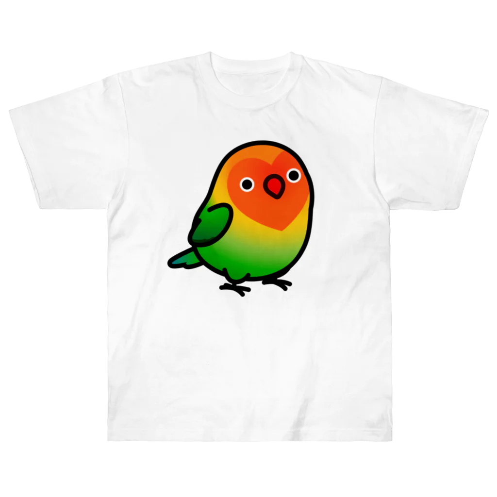 Cody the LovebirdのChubby Bird ルリゴシボタンインコ ヘビーウェイトTシャツ