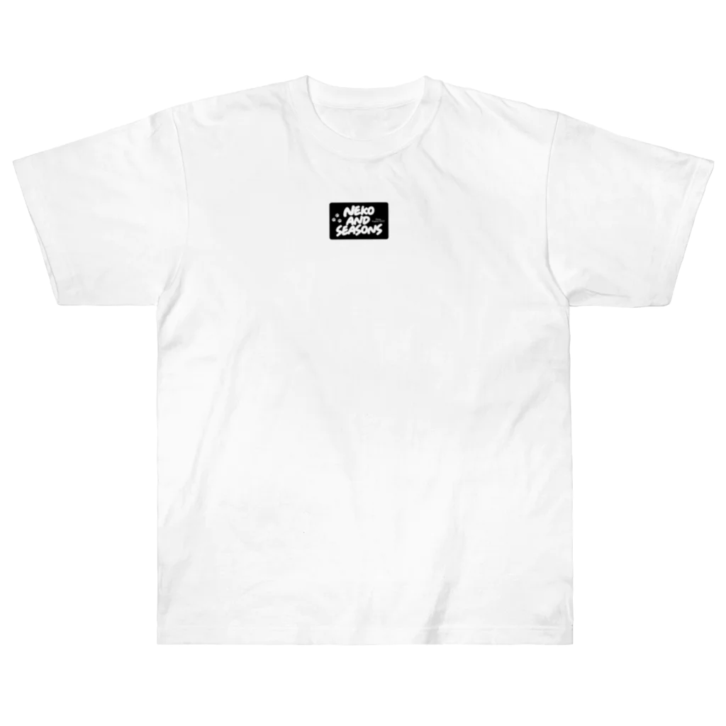 SHOP AKIの猫とカエル グラフィックTシャツ Heavyweight T-Shirt