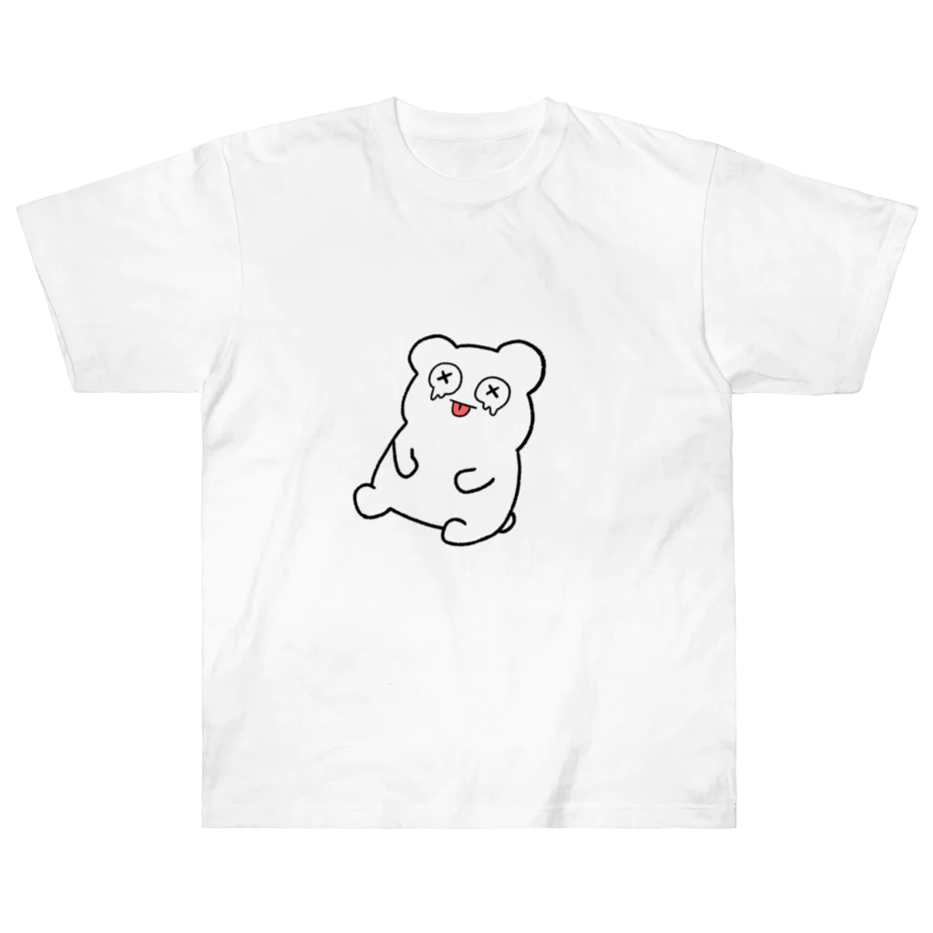 ばたんきゅまshopʕ×ᴥ×ʔのばたんきゅま ヘビーウェイトTシャツ