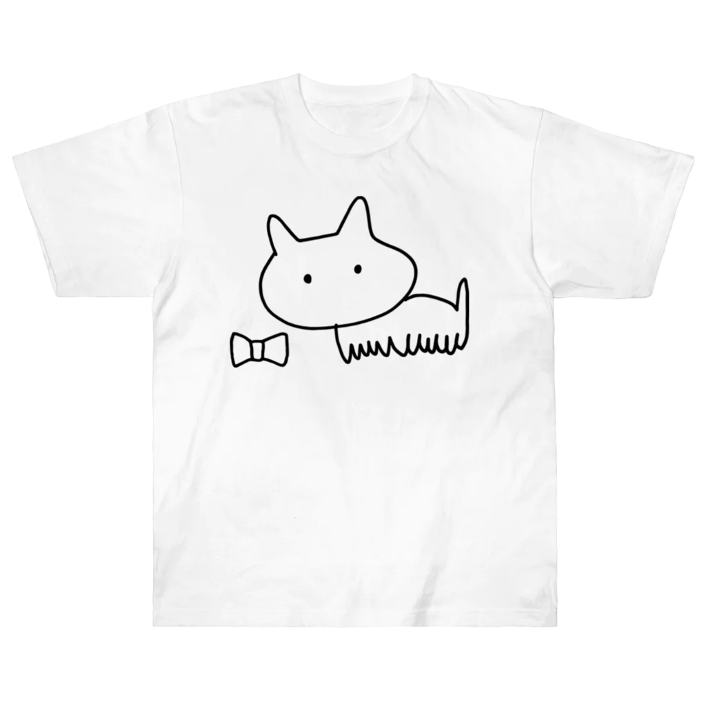 ふじこのみせのリボンを落とした ねこむし Heavyweight T-Shirt