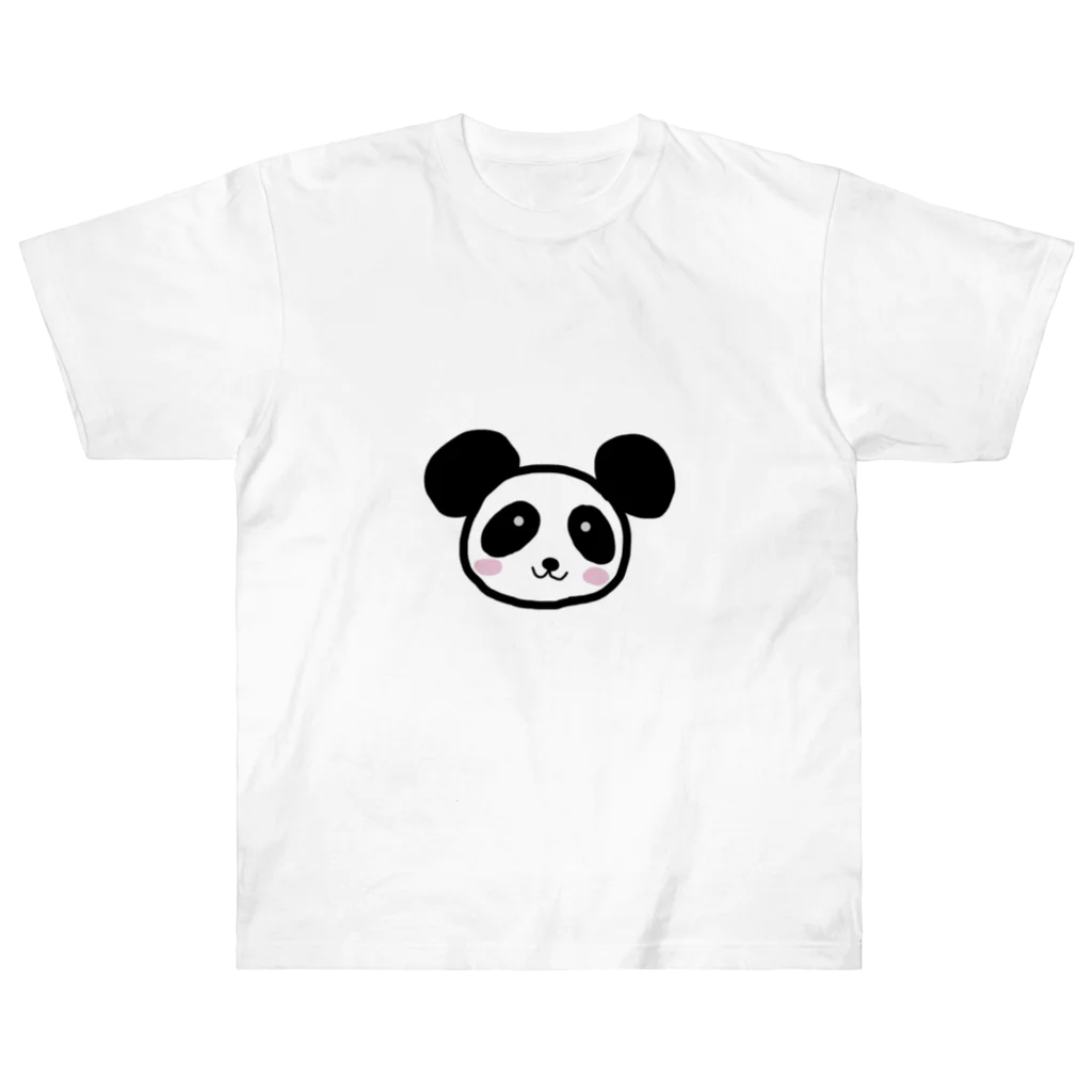 らぶたんのタレ目パンダくん Heavyweight T-Shirt