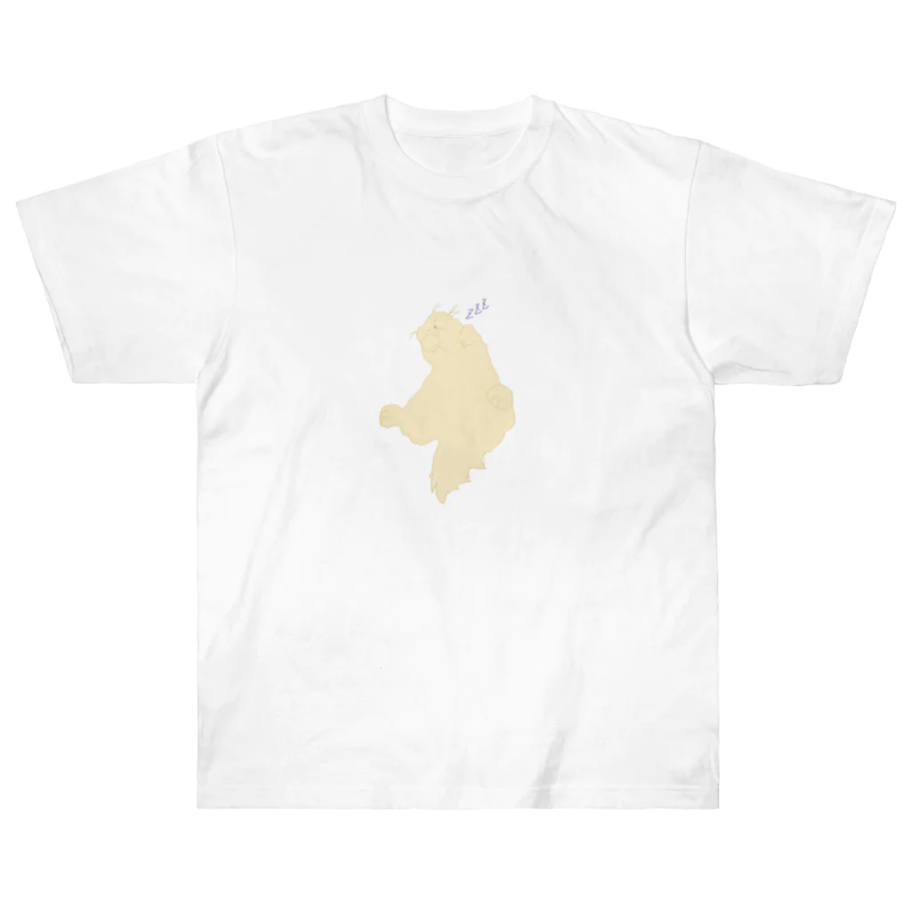 野良猫のComfortable Cat Heavyweight T-Shirt