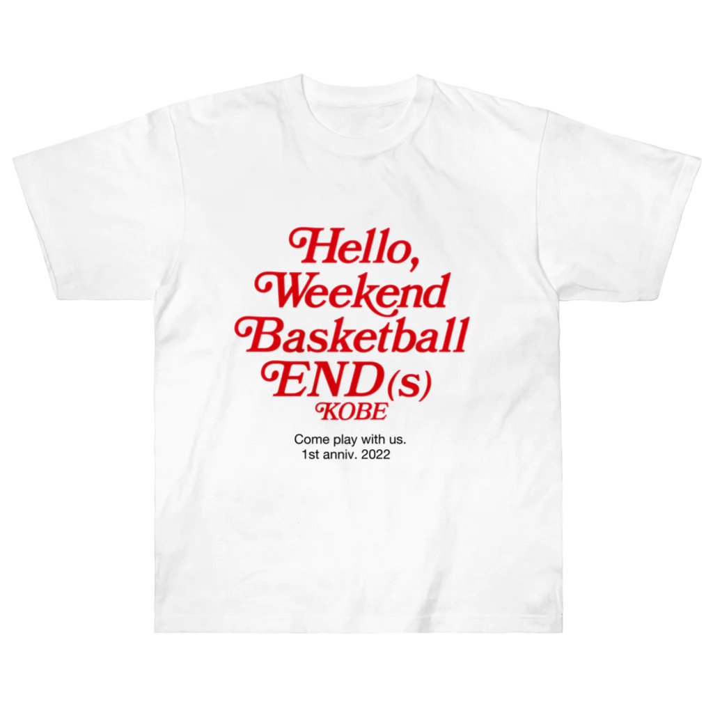 Vertrek 中の人のEND（ｓ）Basketball 1st anniv ヘビーウェイトTシャツ