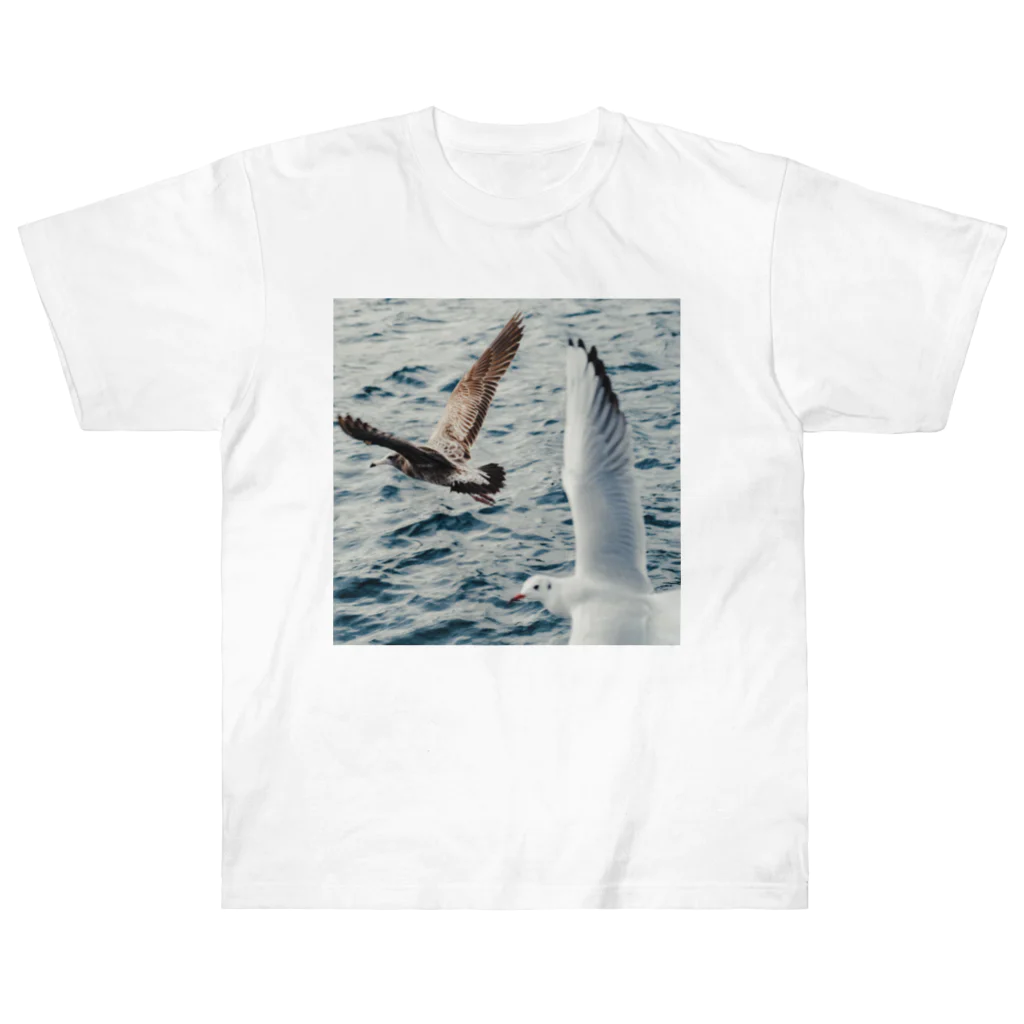 Dawn and DuskのSeagull Heavyweight T-Shirt