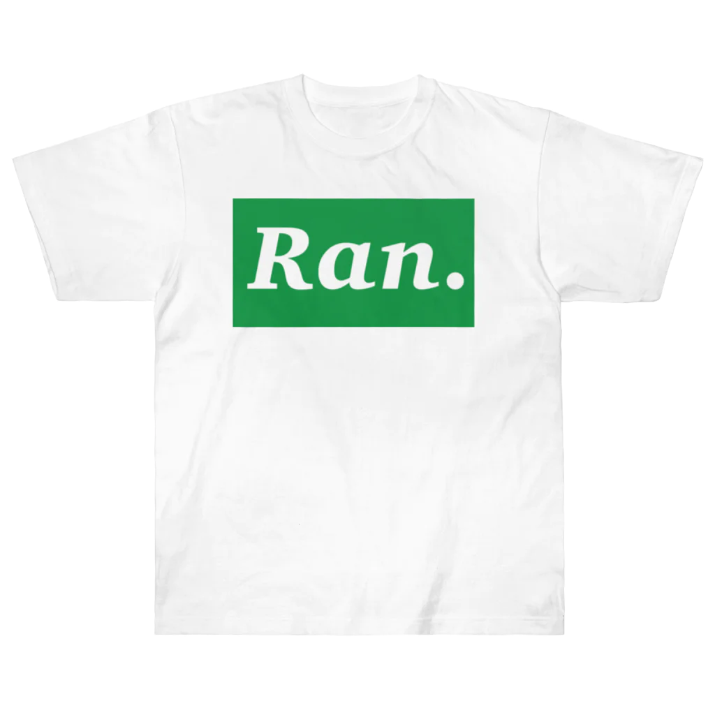 Ran.のpersistent love【green】 ヘビーウェイトTシャツ