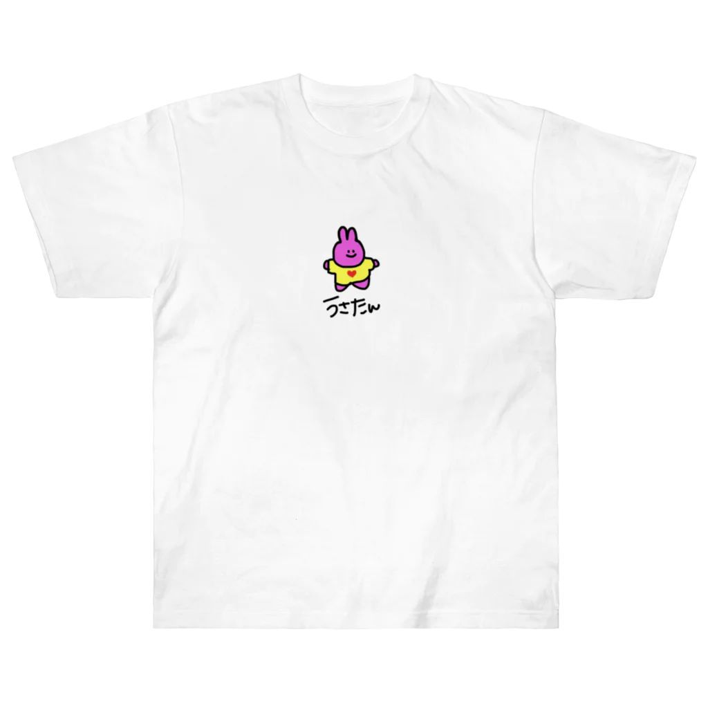 うさたん ( 二頭身うさぎ )のうさたんTシャツ Heavyweight T-Shirt