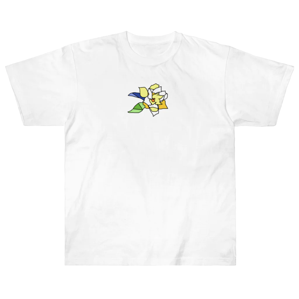 フルツの6/30 誕生花「クチナシ」 Heavyweight T-Shirt