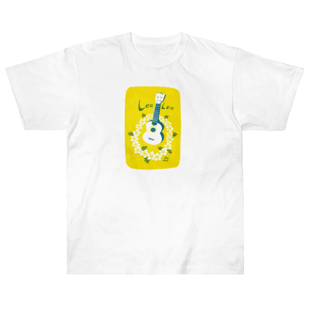 サトウノリコ*のLeaLea Ukulele Heavyweight T-Shirt