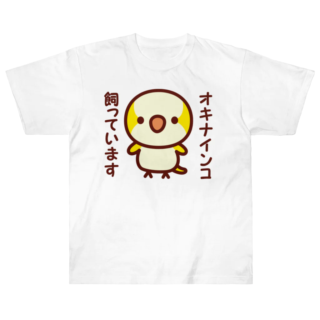 いんこ屋堂のオキナインコ飼っています（ルチノー） Heavyweight T-Shirt