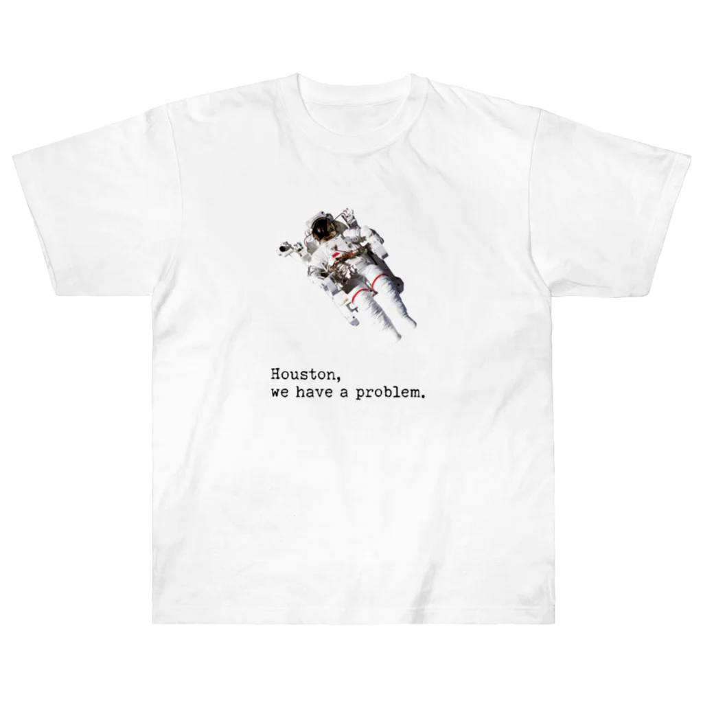 necoaciの宇宙飛行士 ヘビーウェイトTシャツ