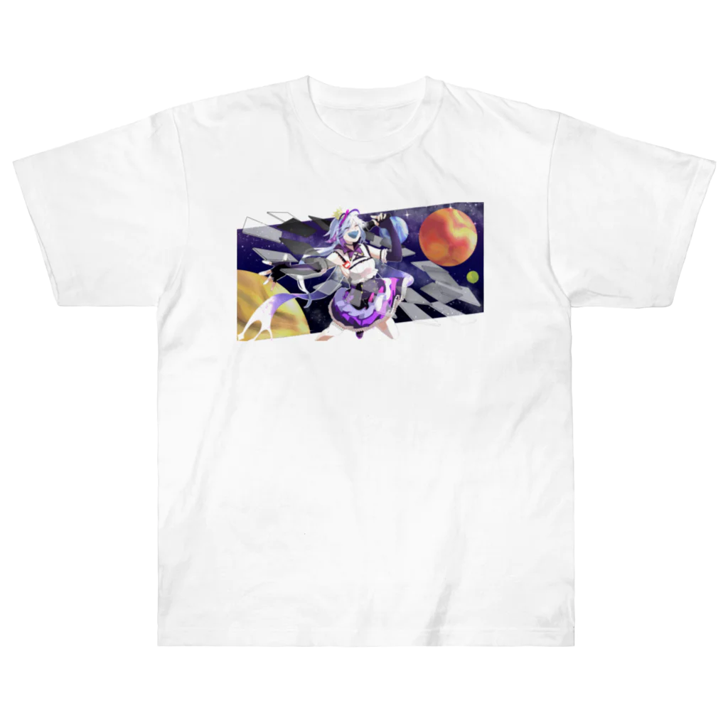 庵滝サタ🛸🪐少女レイ 歌ってみた！の🛸🪐💫 Heavyweight T-Shirt