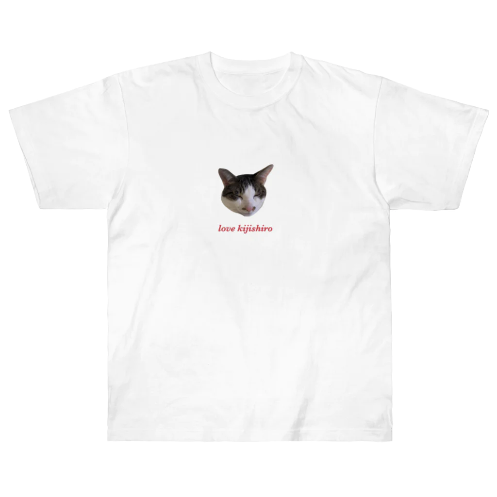 きじしろらばーのkijishiro lover (きじしろねこ) Heavyweight T-Shirt