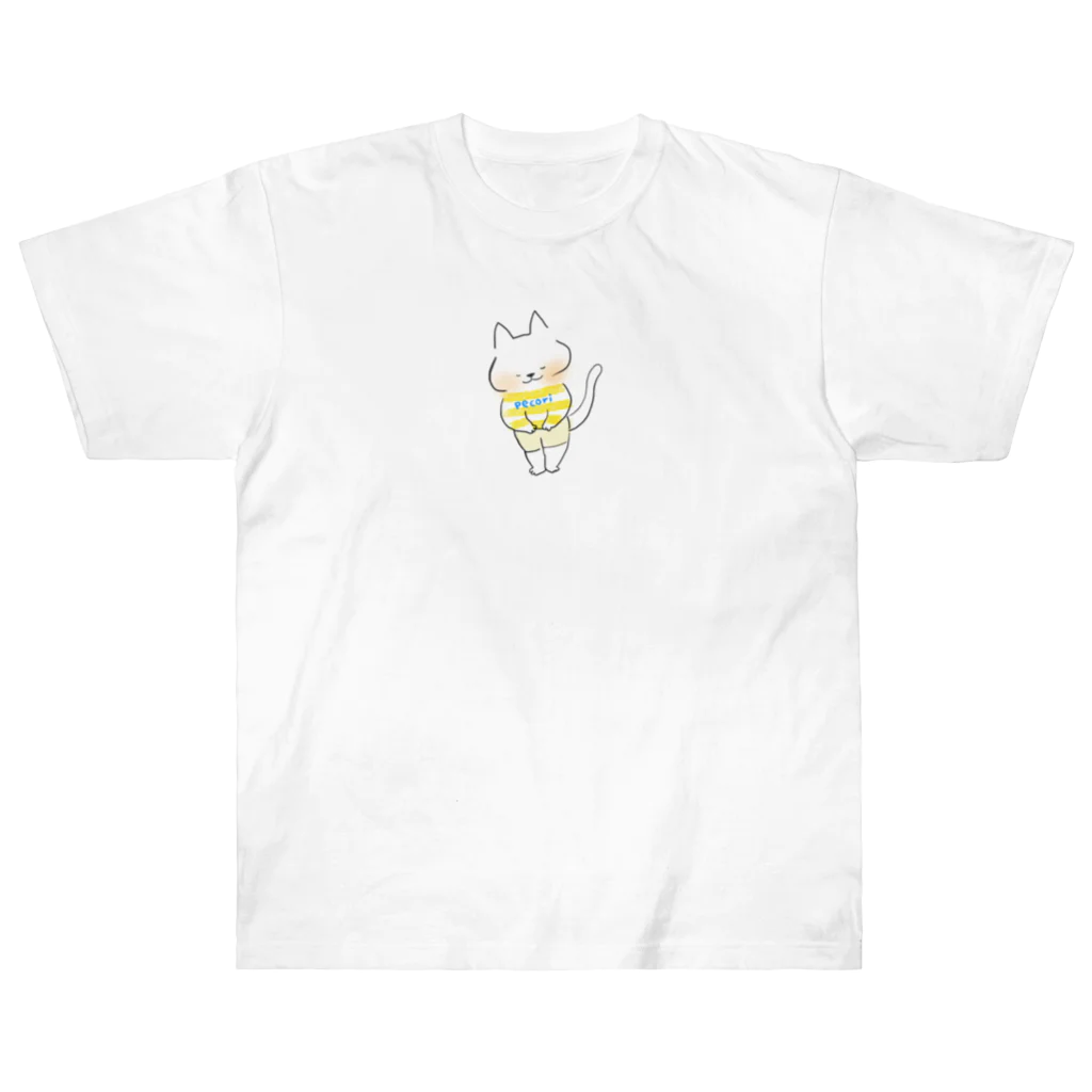 taiyakikoのぺこりねこ Heavyweight T-Shirt