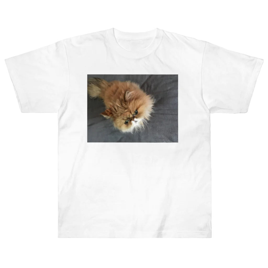 ぶちゃ猫・茶々丸オフィシャルショップのぶちゃ猫・茶々丸 Heavyweight T-Shirt