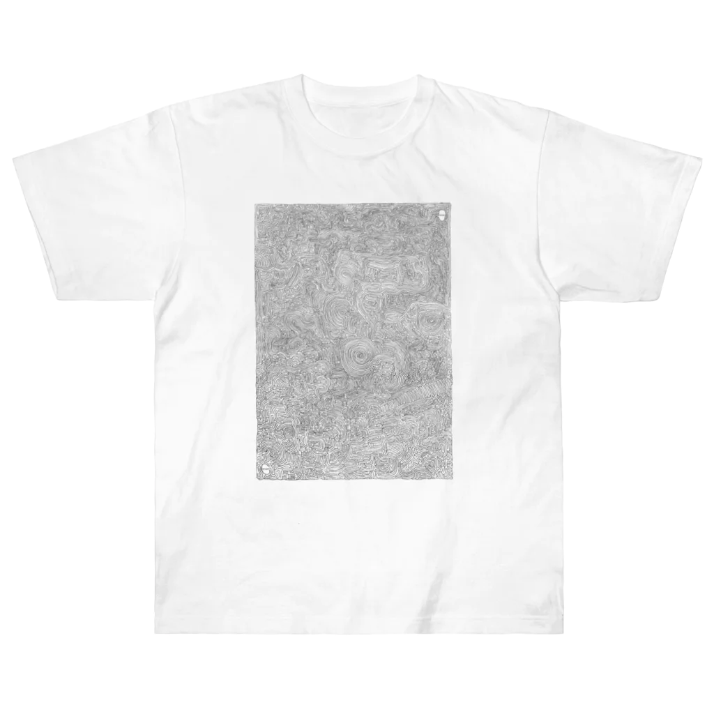 ゴマフリーダムのリアル迷路 ヘビーウェイトTシャツ