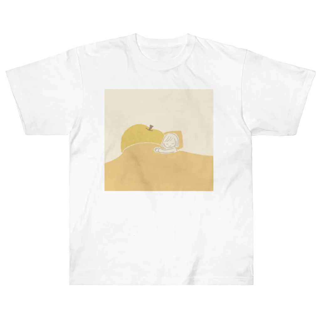 はやし企画の梨を撫でながら寝たい Heavyweight T-Shirt