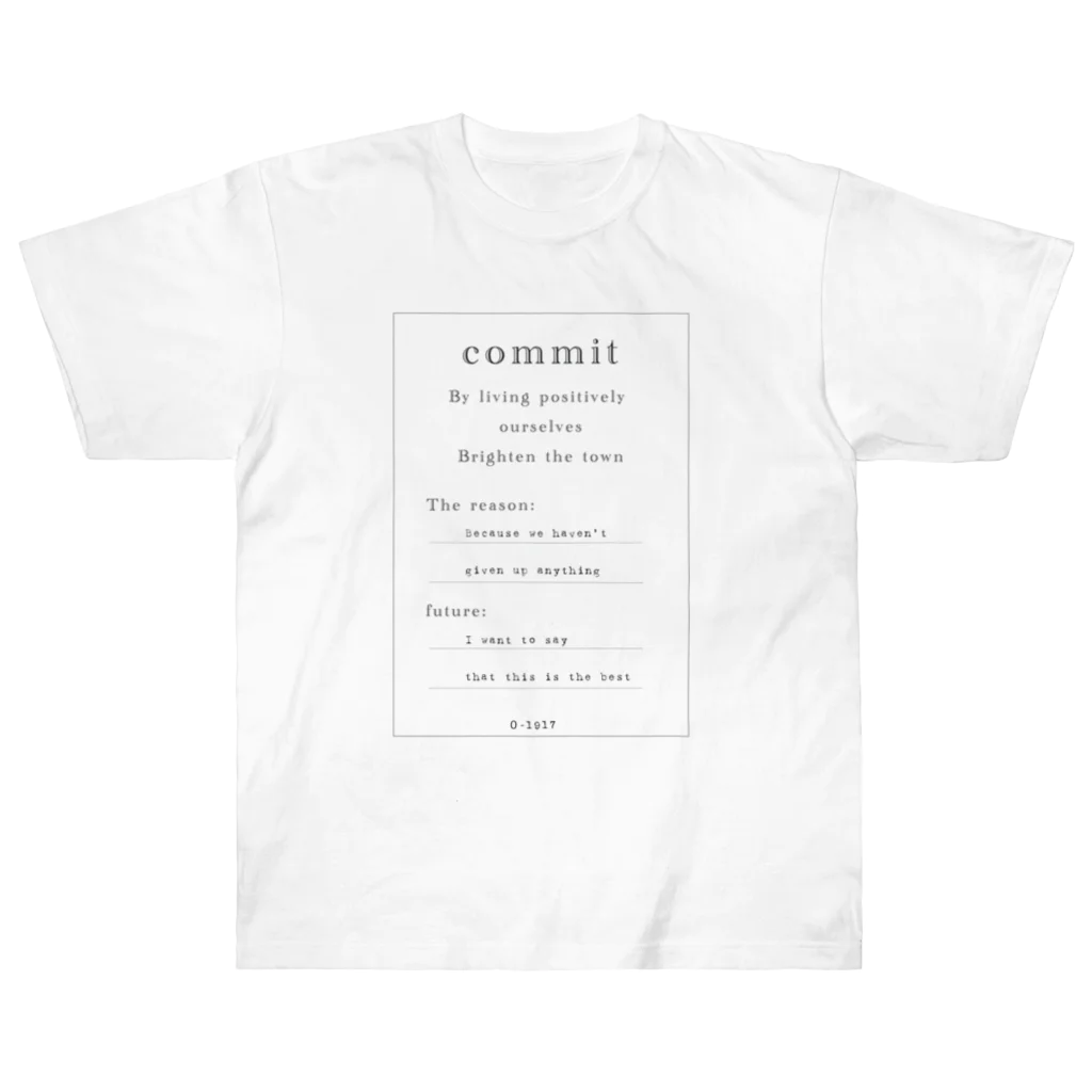 amie：ℓのcommit ヘビーウェイトTシャツ