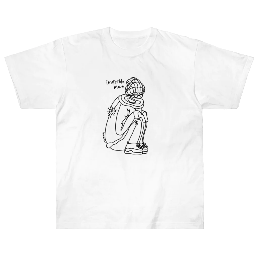 invisiblemanのinvisibleman ヘビーウェイトTシャツ