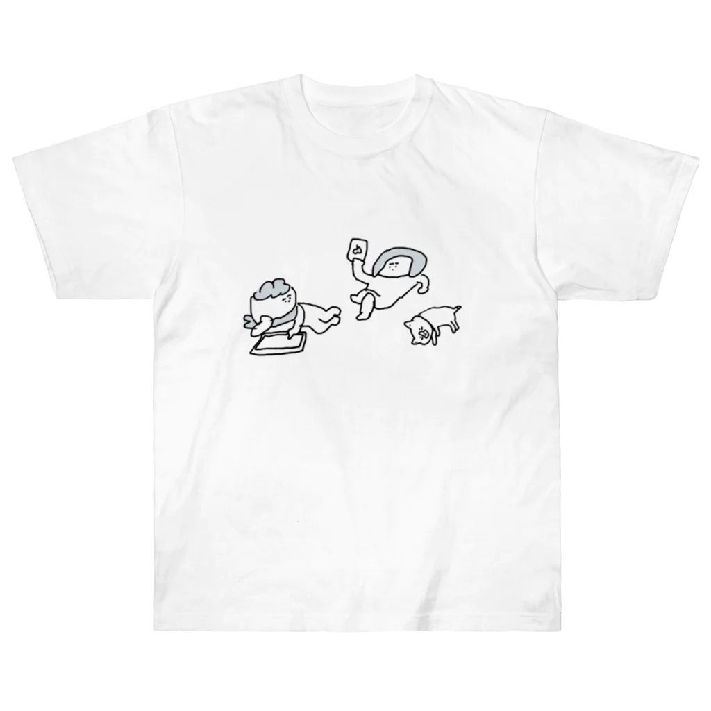 ニーニーショプのダラ…ダラ… ヘビーウェイトTシャツ