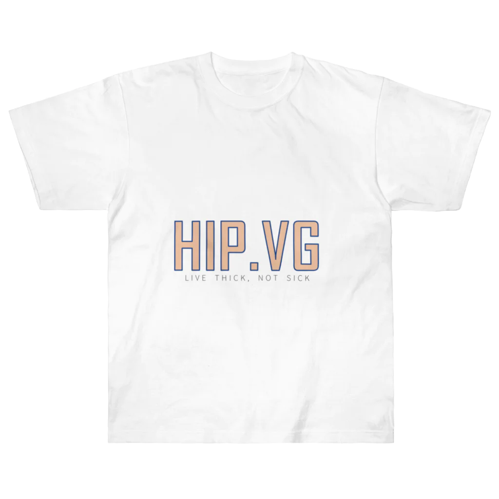 広瀬情報企画のHIPVG with Tag line Heavyweight T-Shirt