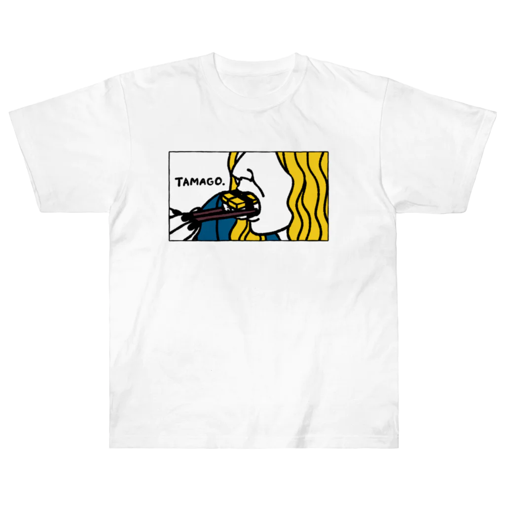 Creative store Mの君知＊NIKOGUI-design(TAMAGO) Heavyweight T-Shirt