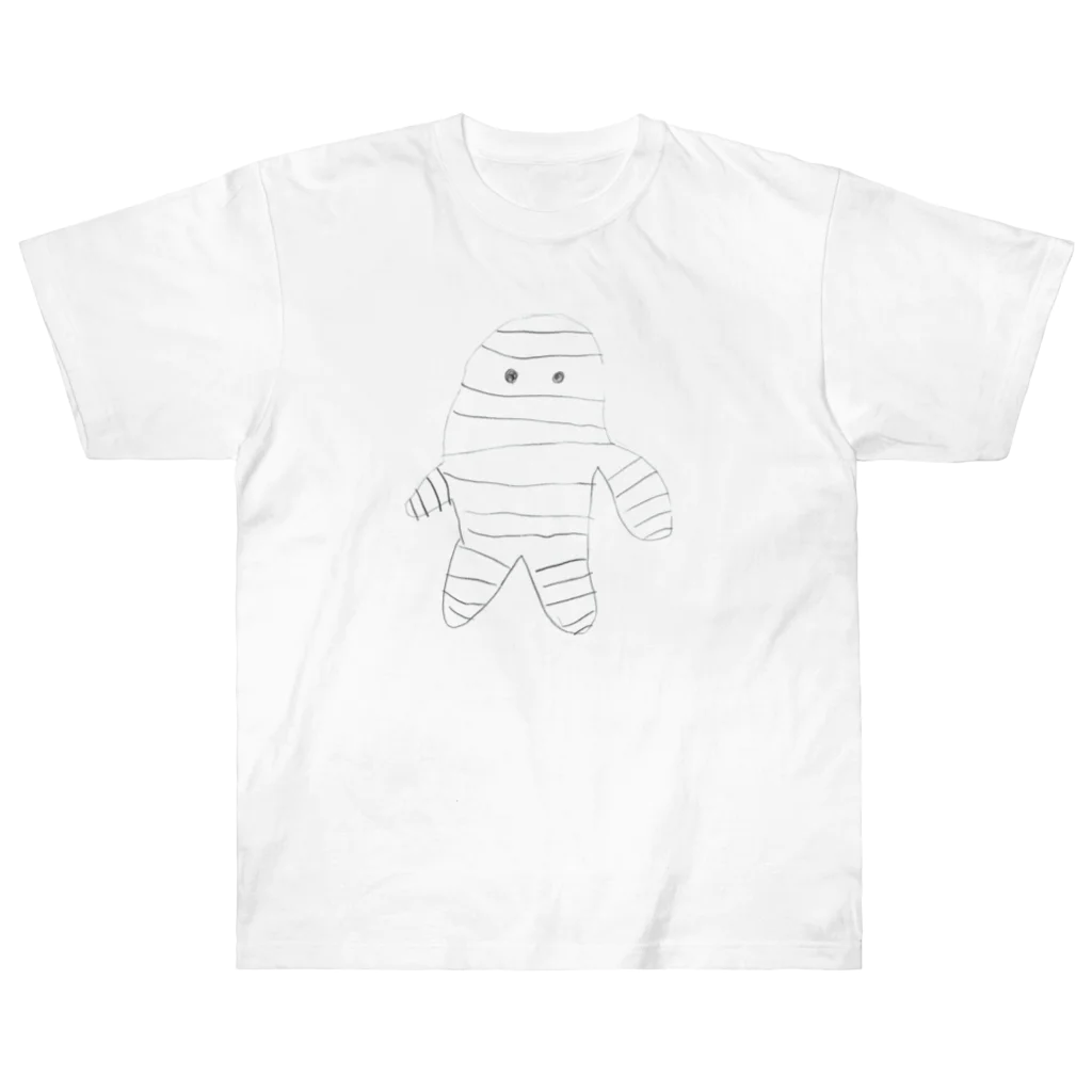 どんぐり屋のミイラ男（5歳児作） ヘビーウェイトTシャツ