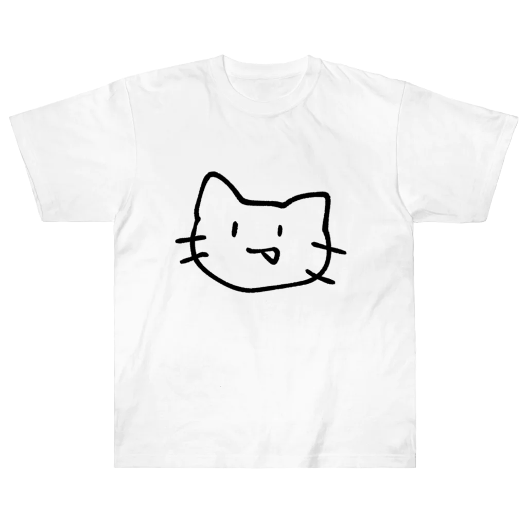 彷徨 鈴📿☯️の謎猫 ヘビーウェイトTシャツ