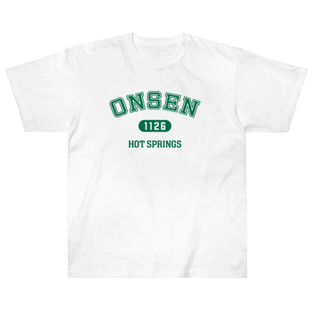 kg_shopのONSEN (グリーン) Heavyweight T-Shirt