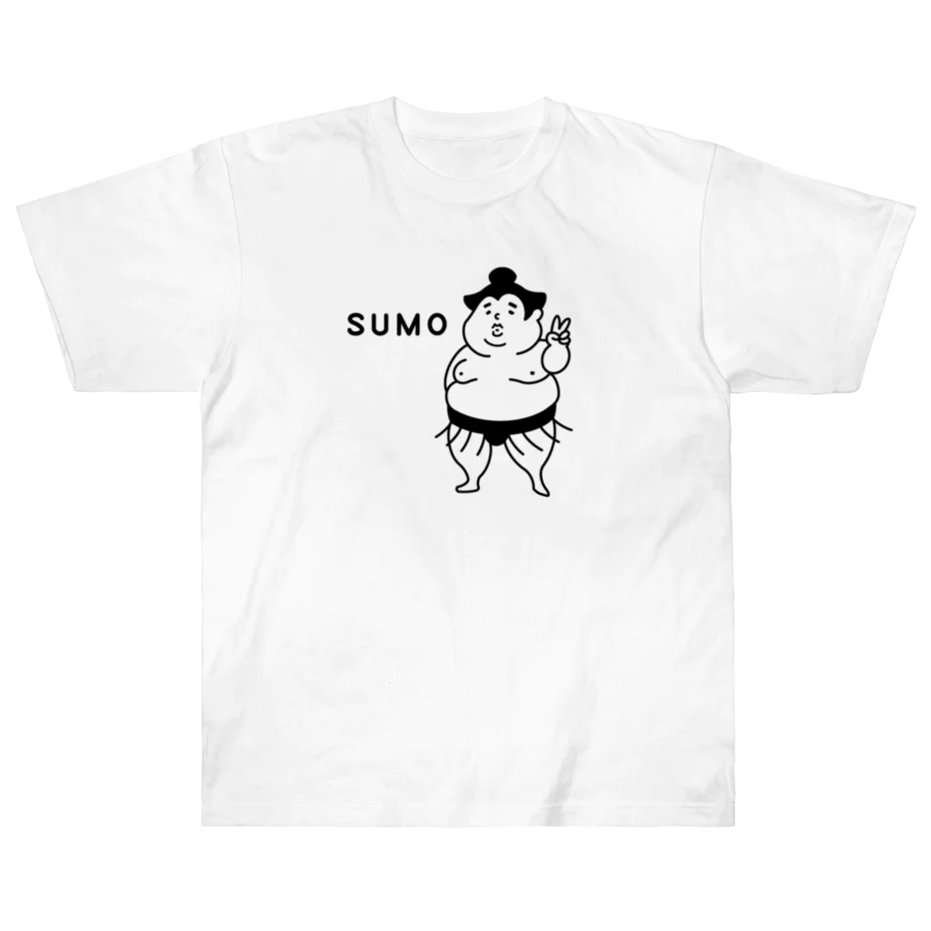 ぽぴーぴぽーのSUMO  Heavyweight T-Shirt