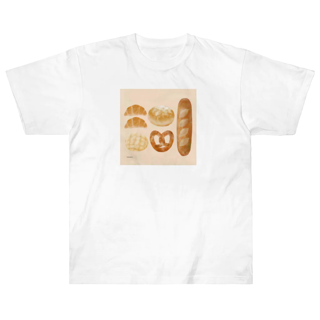 tateshima(たてしま)のパン大好き！！ Heavyweight T-Shirt