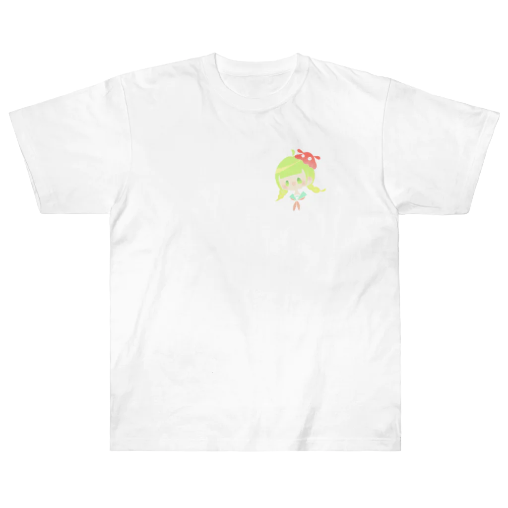 ラブカさんちのみどりちゃん Heavyweight T-Shirt