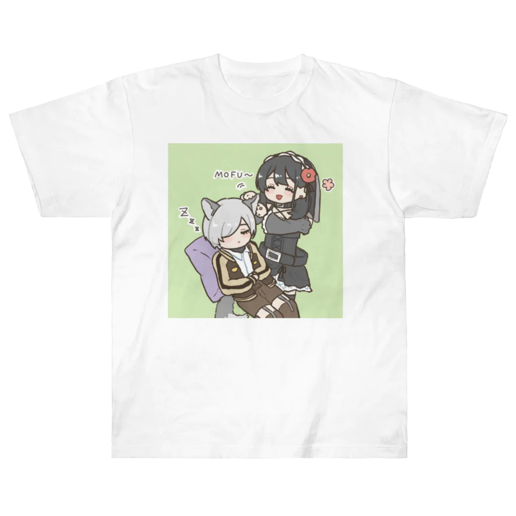 雨の浴室のMOFU〜 ヘビーウェイトTシャツ