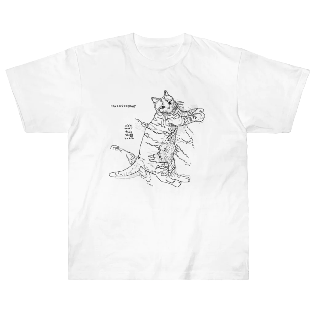 T's ARTWORKS　にしもりただしのテツのTシャツ Heavyweight T-Shirt