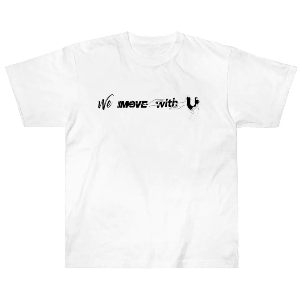 THE FOCUSのWe MOVE with U & "U." ヘビーウェイトTシャツ