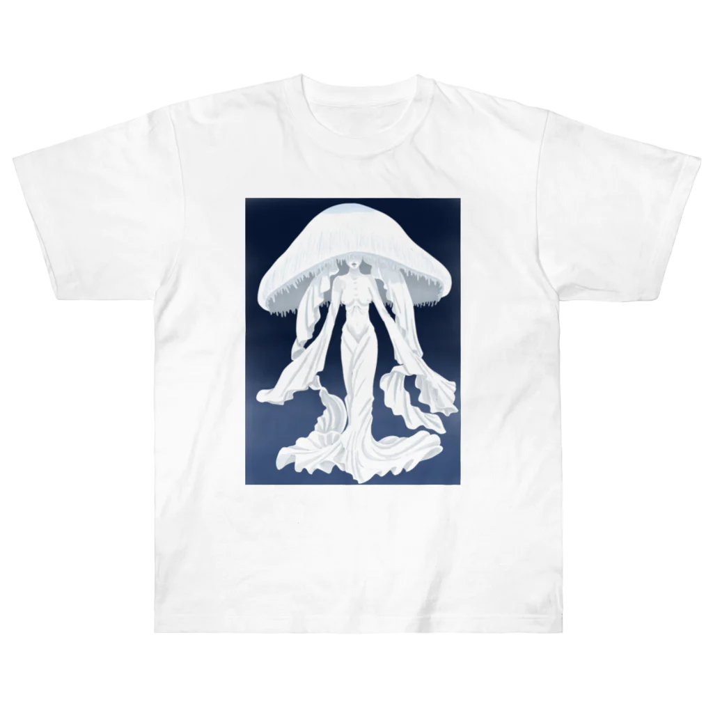 -CLO-のクラゲの女神 Heavyweight T-Shirt