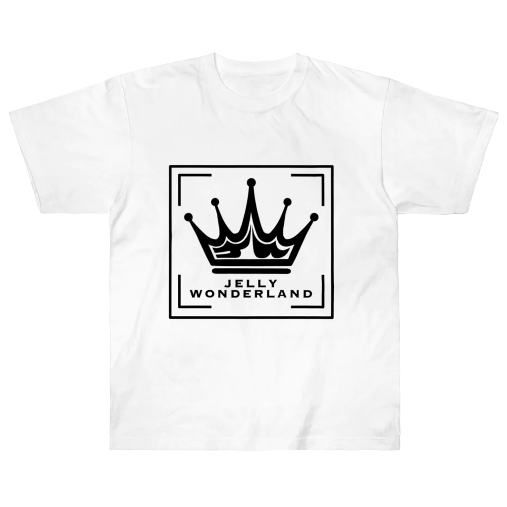 【公式】JELLY WONDERLAND【ショップ】のロゴ【ブラック】 Heavyweight T-Shirt