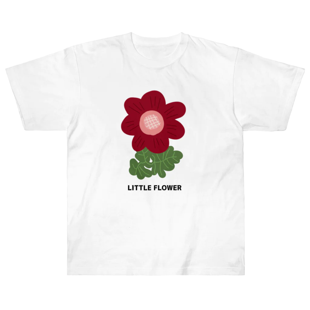 4_seasonのLITTLE FLOWER(RED) ヘビーウェイトTシャツ