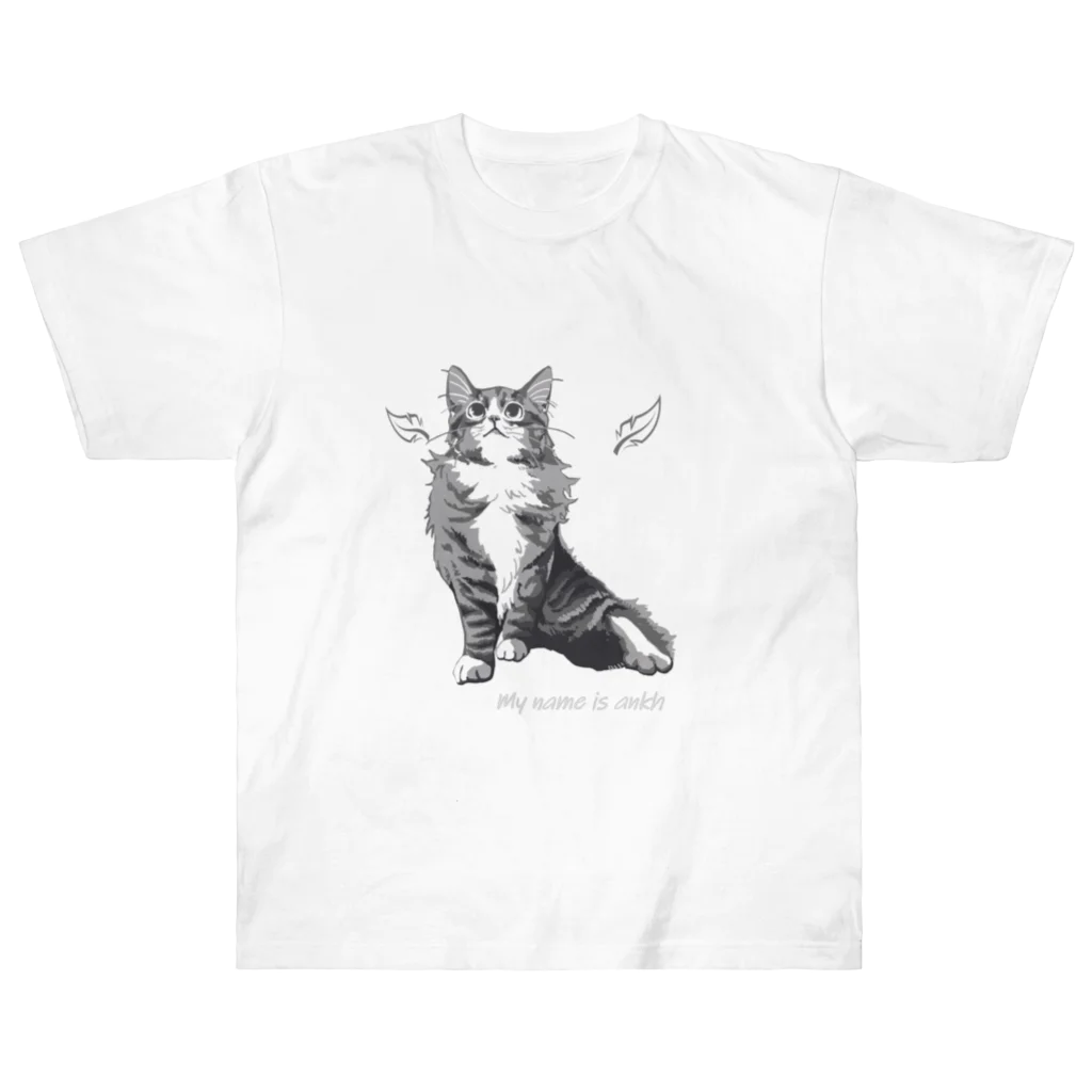 ノルエージャンフォレストキャット　Angel-ankhのノルエージャンフォレストキャット　angel　Angel Heavyweight T-Shirt