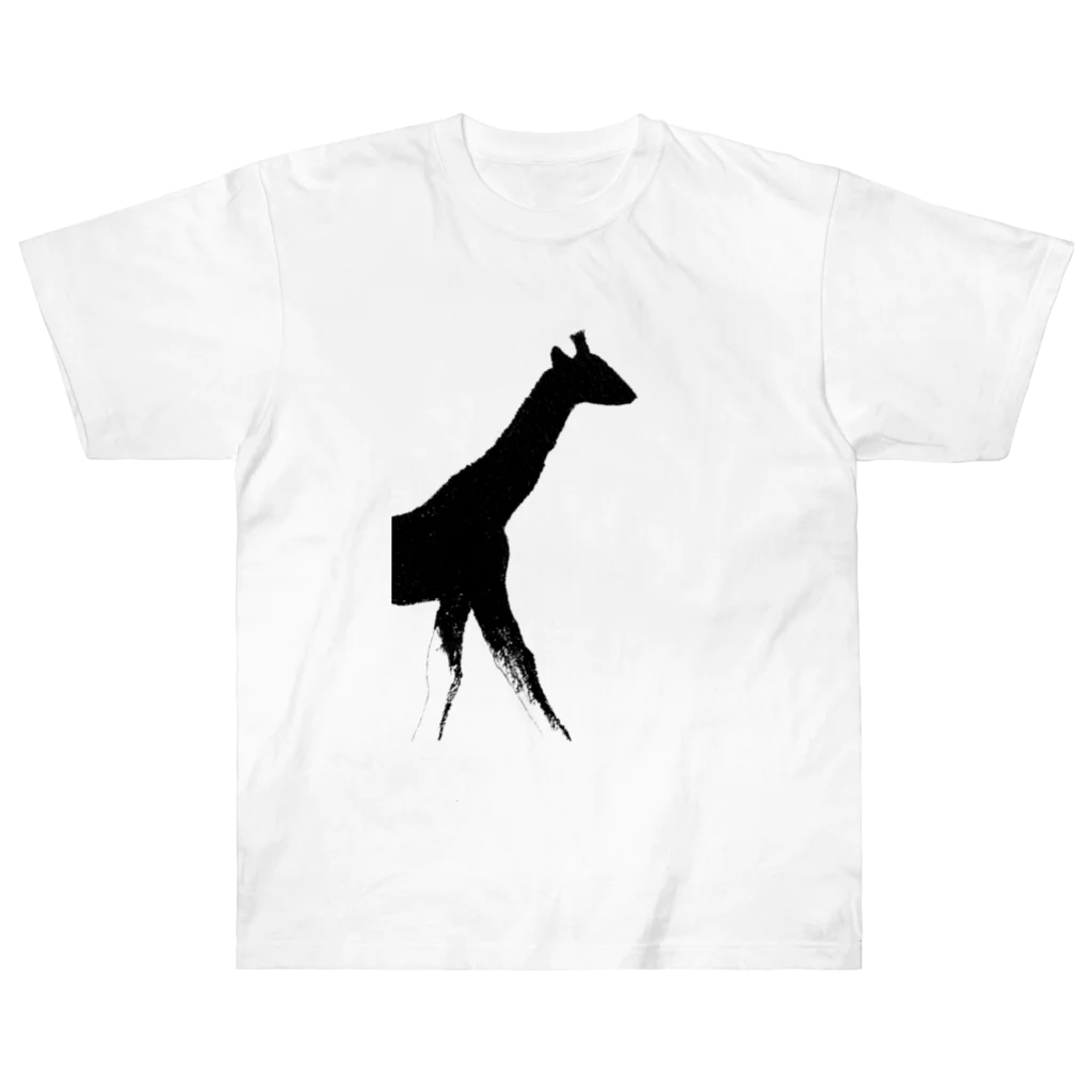 tomorebiのSunlight Giraffe ヘビーウェイトTシャツ